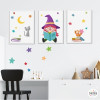 Prints to decorate reading spaces - Little witch reading