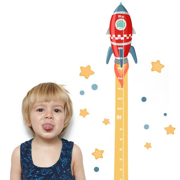 Fusée - Sticker toise