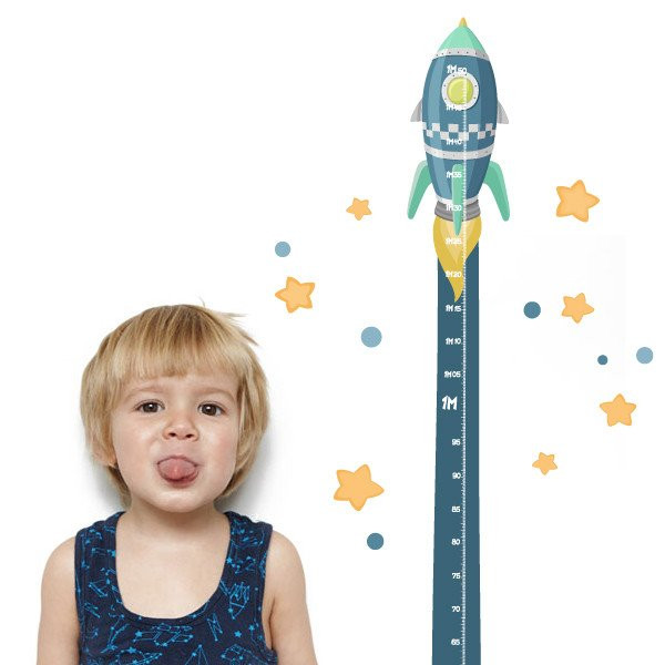 Fusée - Sticker toise