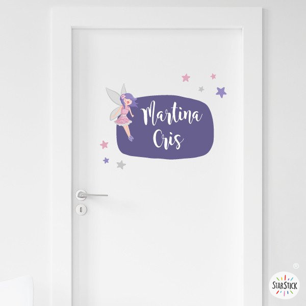 Hada mágica - Decoración para niñas personalizada con nombre