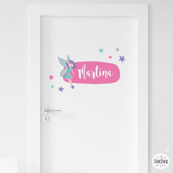 Hada mágica - Decoración para niñas personalizada con nombre