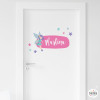 Hada mágica - Decoración para niñas personalizada con nombre