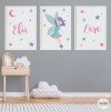 Pack de 3 tableaux pour enfants - Fée magique