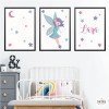 Pack de 3 tableaux pour enfants - Fée magique