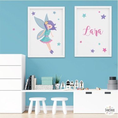 2 Children's paintings for girls - Magical Fairy