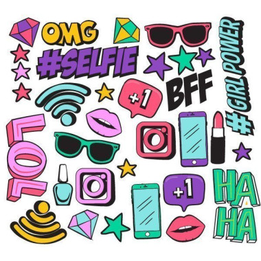 Lol - Vinyle jeunesse pour ados - Déco filles