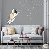 Sticker mural jeune astronaute graffeur – Sticker décoratif pour chambres d’enfants et d’adolescents