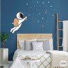 Pegatina de pared juvenil Astronauta Grafitero – Vinilo decorativo para habitaciones infantiles y juveniles