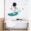 Wall stickers for young people - Surfer astronaut - Decoration youth rooms
