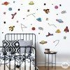 Decorative wall stickers for youth bedrooms | space | kids & teens