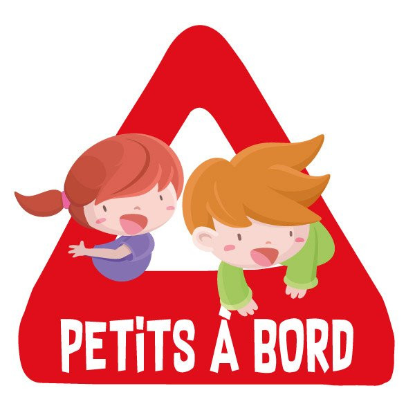 Petits a bord – Enganxines en català per a cotxes
