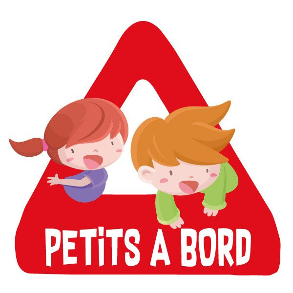 Petits a bord – Enganxines en català per a cotxes