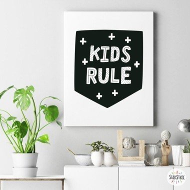 Làmina infantil - Kids rule...