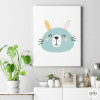 Imprimé enfant - Lapin - Peinture décorative