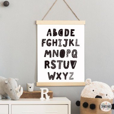 Impression pour enfants - Alphabet - Peinture décorative