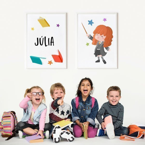 2 tableaux pour enfants - L'ami d'Harry - Déco enfant personnalisable