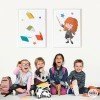2 tableaux pour enfants - L'ami d'Harry - Déco enfant personnalisable