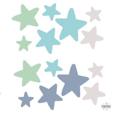 Extra Pack - Estrellas complementarias - Tonos Mint