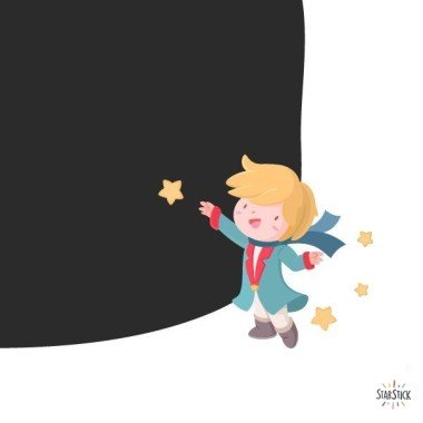 Sticker ardoise - Petit Prince