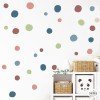 Multi confetti. Stickers adhésifs pour décoration enfantine