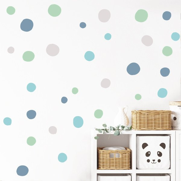 Stickers muraux décoratifs - Multi confettis