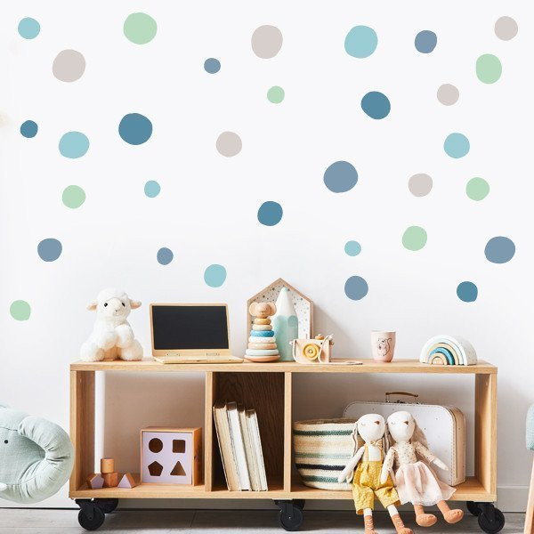 Multi confetti. Stickers adhésifs pour décoration enfantine