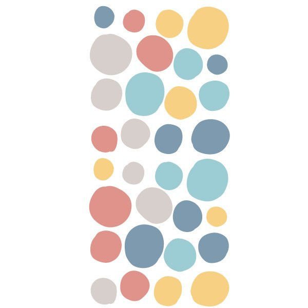 Multi confeti. Vinilos adhesivos para decoración infantil