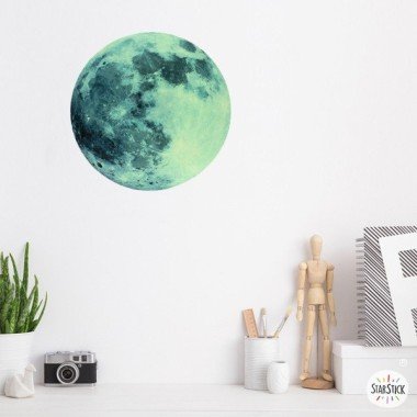 Fluorescent full moon - Decorative vinyl