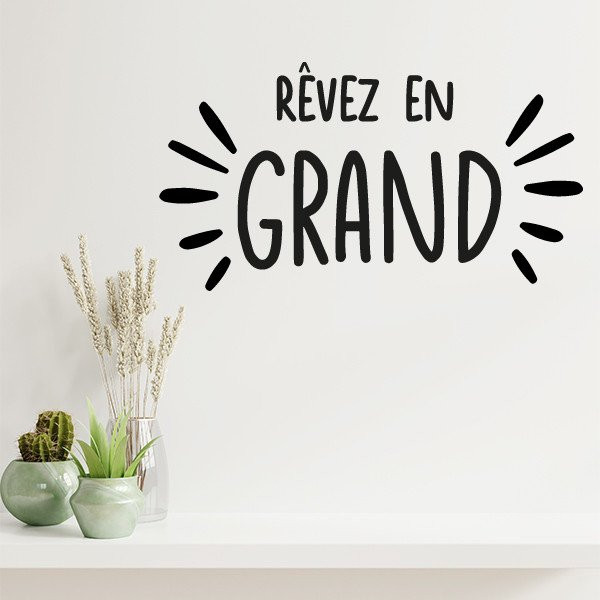 Dream Big - Wall stickers Choose language!