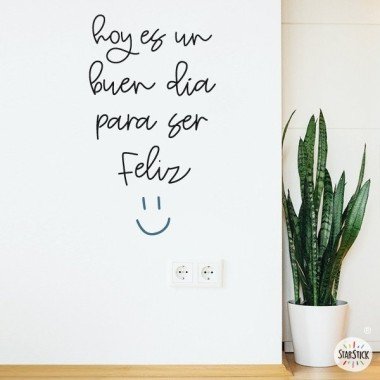 Home decals - Decorative phrases - Today is a good day