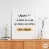 Quadres decoratius - Trieu idioma! - Canvia la manera de veure les coses i les coses canviaran