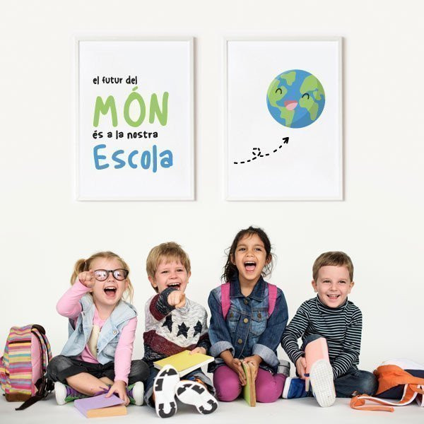 Affiches décoratives - L'avenir du monde est dans cette école
