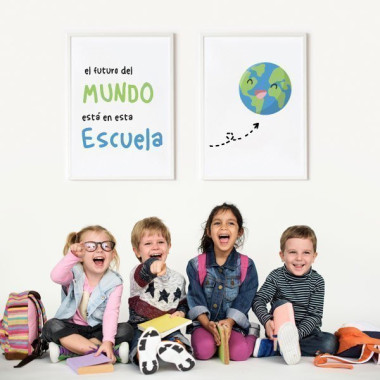 Decorative sheets - The future of the world is in this school