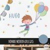 Vinilo infantil - Niño con globos - Vinilos decorativos para niños