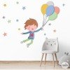 Vinilo infantil - Niño con globos - Vinilos decorativos para niños