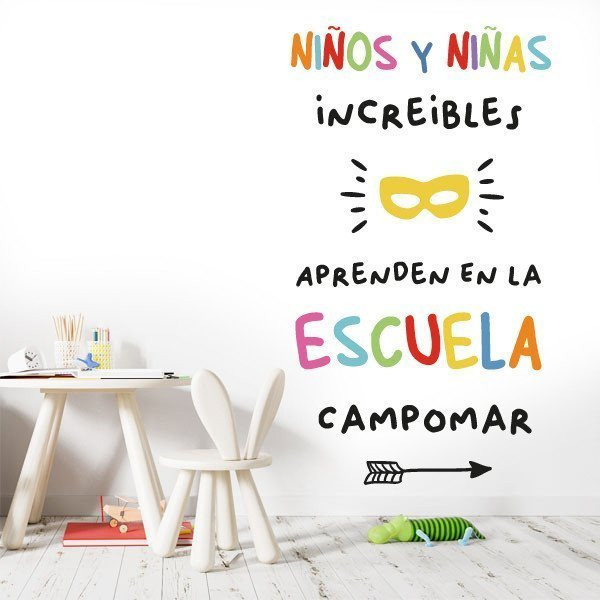 PERSONALIZED sticker with school name - Amazing boys and girls