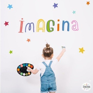 Imagina - Vinilos infantiles - Decoración colegios