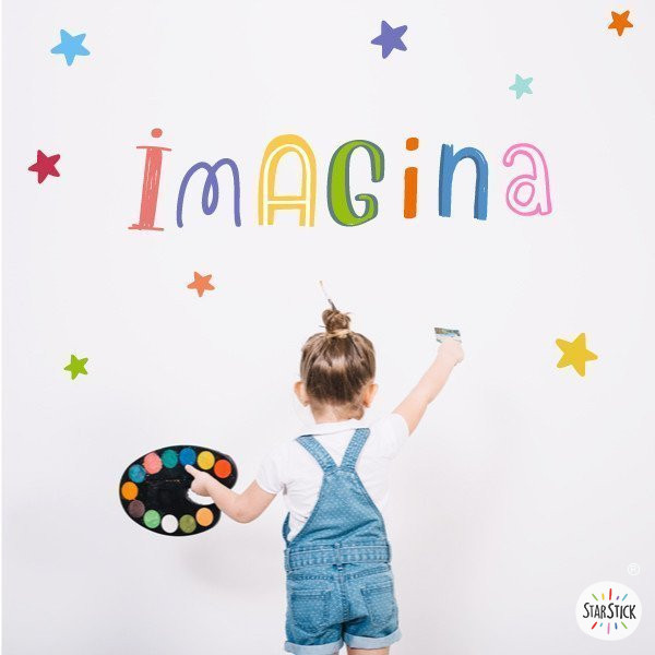 Imagine - Children's stickers to decorate schools and children's centers