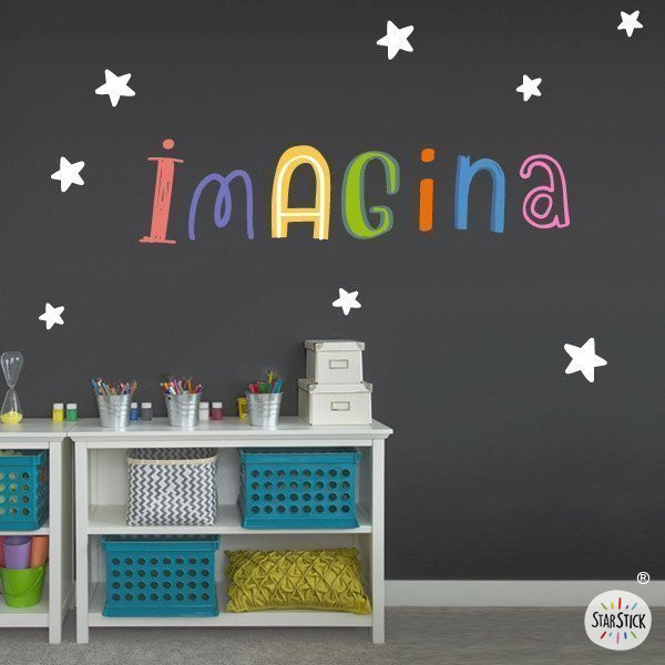 Imagine - Children's stickers to decorate schools and children's centers
