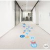 Floor games - Pirate Circuit - Children's stickers to stick on the floor