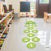 Marelle grenouille - Jeux de sol - Stickers sensoriels