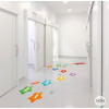 Children's floor games - Rocket with stars - Self-adhesive stickers