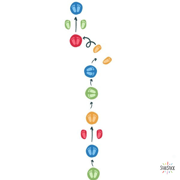 Juegos de suelo en vinilo - Circuito modular