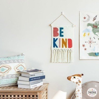 Wall tapestry, Be Kind -...