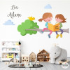 Vinils per a nenes - 2 Nenes llegint a l'arbre - Decoració habitacions infantils