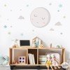 Stickers décoratifs pour bébé avec pleine lune – Chambre d’enfant