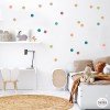 Children's vinyl - Vinyl confetti in earth tones and green - children's decoration