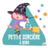 Bruixeta a bord. Adhesiu per a cotxe Nadó a bord