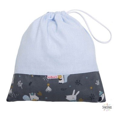 Personalized cloth bags for snacks – Nordic animals