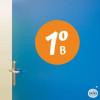 Classroom door sign - Colored circles